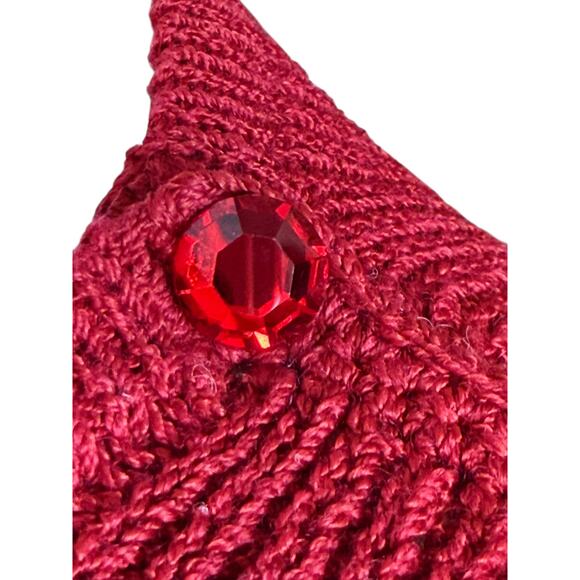 St John Vintage Wool Blend Long Sleeves Knit Sweater with Peplum Waist Size S - Picture 6 of 8